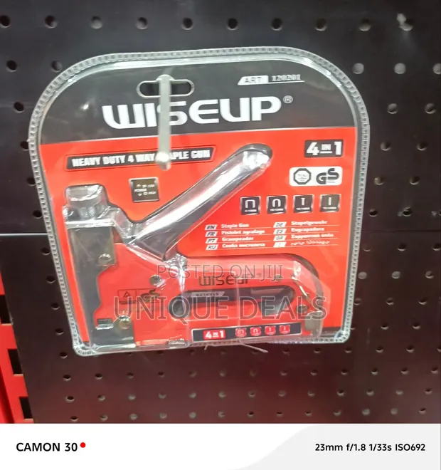Wiseup 4-in-1 Heavy-Duty Manual Staple Gun - 1