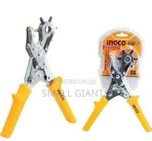 Ingco Leather Hole Puncher with Pivoting Wheel