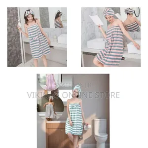 3-Piece Body Towel Wrap Set with Hair Drying Towel