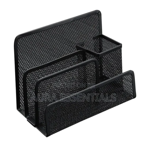 Letter Tray and Pen Holder Desk Organizer - 1