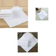 12 Pcs 30x30cm White Soft Terry Cotton Towels - 1