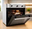 SIA 60cm Stainless Steel Built-in Electric Oven - 1