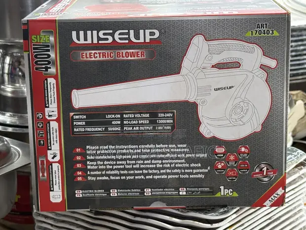 WISEUP 400W Heavy Duty Electric Air Blower Vacuum - 1