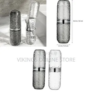 Portable Toothbrush Holder Cup - Multicolor