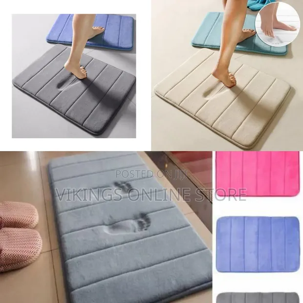 Super Absorbent Plush Memory Foam Bath Mat - 1