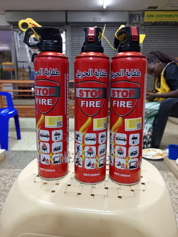 500ml "Stop Fire" Aerosol Fire Extinguisher - 1