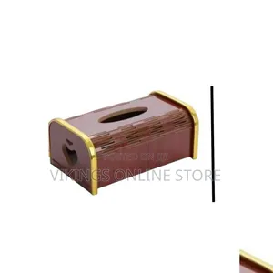 Nordic Minimalist Tissue Box Cover - Composite Wood