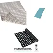 Non-Slip Bath Mat with Suction Cups & Drain Holes - 1
