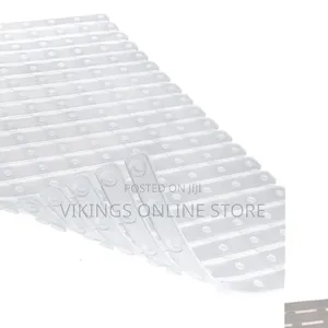 Non-Slip Bath Mat with Suction Cups & Drain Holes