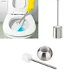 Stainless Steel Toilet Brush with Holder - 1
