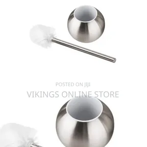 Stainless Steel Toilet Brush with Holder