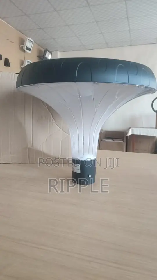 300W Solar Garden Pole Light with 25W Panel & Remote - 1