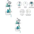 3 Tier Aluminium Shower Caddy - Brand New - 2