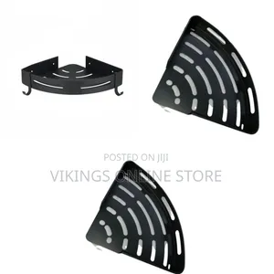 Bathroom Shower Corner Shelf - Black