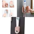 Automatic Toothpaste Dispenser & Toothbrush Holder - 1