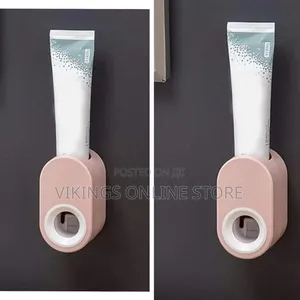 Automatic Toothpaste Dispenser & Toothbrush Holder