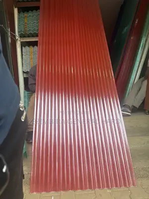 Transparent/Translucent Fiber Iron Sheets - Red