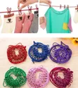 2pcs 3m Portable Retractable Clothes Drying Ropes - 2