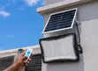 800W Industrial Solar Flood Light with 40W Panel & Remote - 2