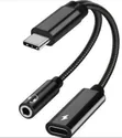 Go-Des GD-UC317 USB-C to 3.5mm Headphone & Charger Adapter - 2