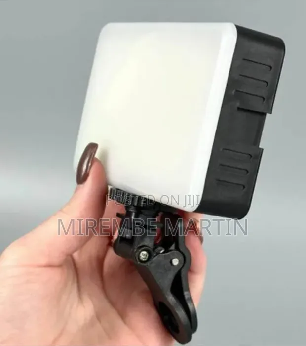 K-35 RGB Mini Flat Mobile Phone Camera Ring Lamp LED Video Fill Light - 1