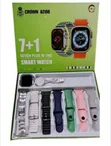 Crown AZ100 7-in-1 Straps Ultra 2 Smart Watch with Bluetooth Calling - 1