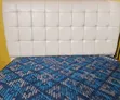 5x6 Luxury Leather Bed with Mattress - 2