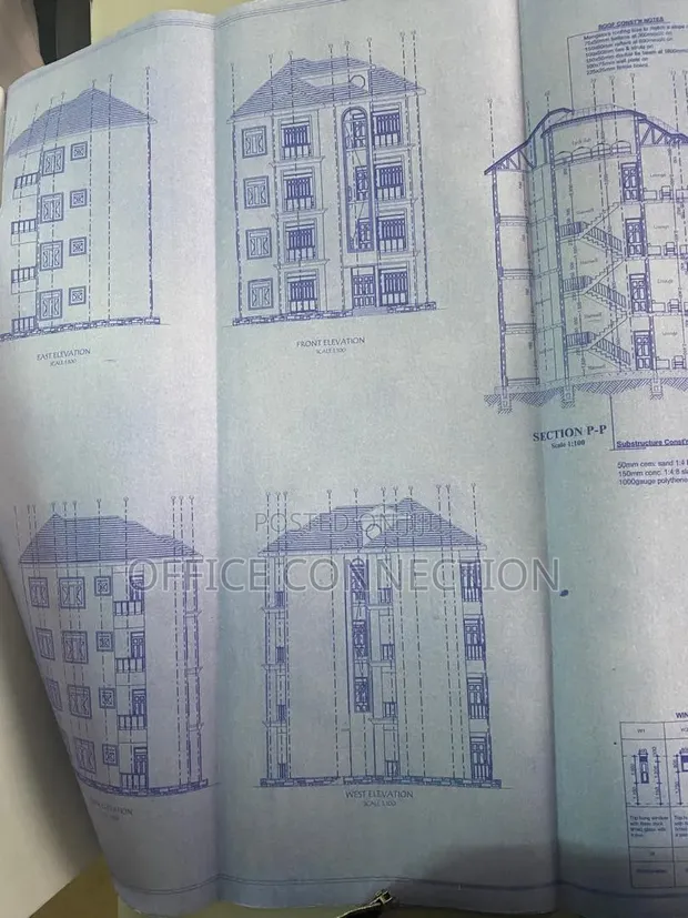 Architectural Drawings, Stamping & Printing Services - 1