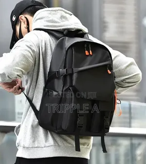 Generic Waterproof Backpack Bag - Black