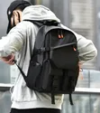 Generic Waterproof Backpack Bag - Black - 1