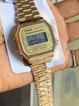 Casio A168 Gold Vintage Digital Watch - 2