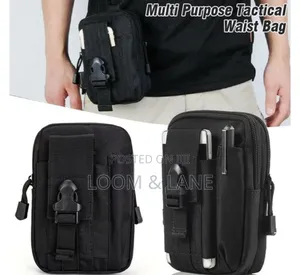 Men's Tactical Waist Belt Pouch Bag