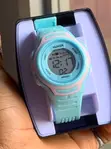 Huiker HK620 Kids Digital Watch - Pastel Blue & Pink - 3