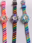 Children's Analog Watches with Spiraled Silicone Straps - 3