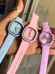 Minimalist Pastel Quartz Wristwatch with Soft Silicone Strap - 2