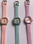 Minimalist Pastel Quartz Wristwatch with Soft Silicone Strap - 3