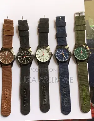 Mihoo Quartz Watches with Canvas Bands
