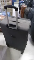 Prosperity Gray Large Softside Trolley Suitcase - 1