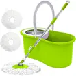 Floor Cleaning Spin Mop and Bucket with Stainless Steel Wringer, 5.8L - 2