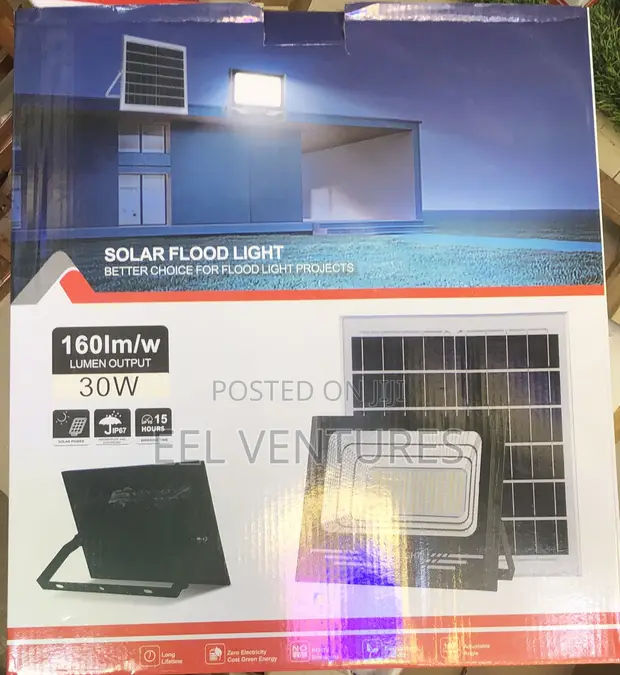 Solar Flood Light - 300W, 2 Colors - 1