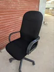 Second Hand Long Back Chair, Fabric, Cheap Offer - 1