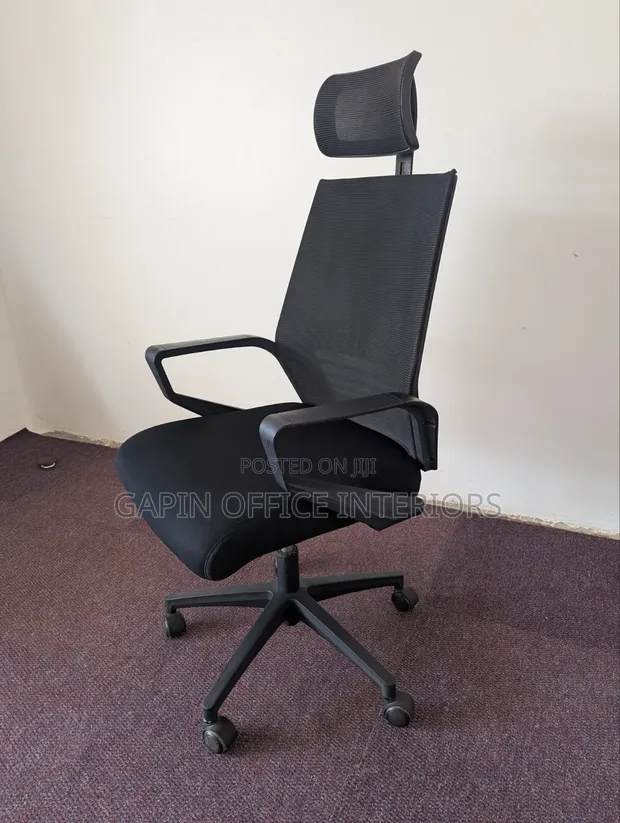 Mesh Back Headrest Office Chair - 1