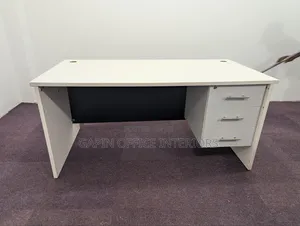 Second Hand Office Table 160cm - White/Black