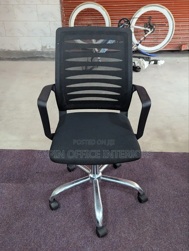 Adjustable Office Chair with Mesh Back - 1