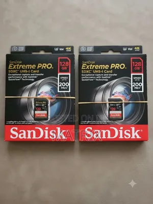 128GB SanDisk Extreme Pro SDXC UHS-I Memory Card