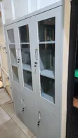 World Industries Three-Door Glass Cabinet - 1
