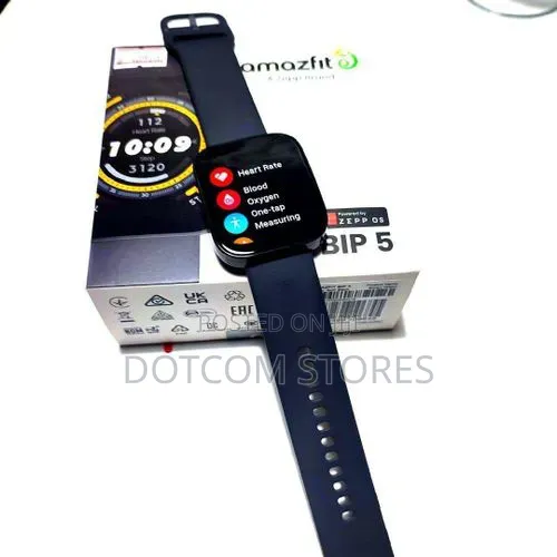 Amazfit Bip 5 Smartwatch - Black - 1