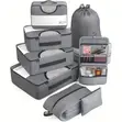 Veken 8-Piece Packing Cube Set with Toiletry Bag - 1
