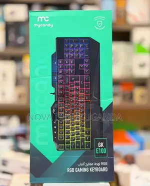 MYCANDY GK-E100 Gaming Keyboard | RGB Backlit