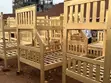 Bending Double Decker Bed - Omusambya Wood - 1